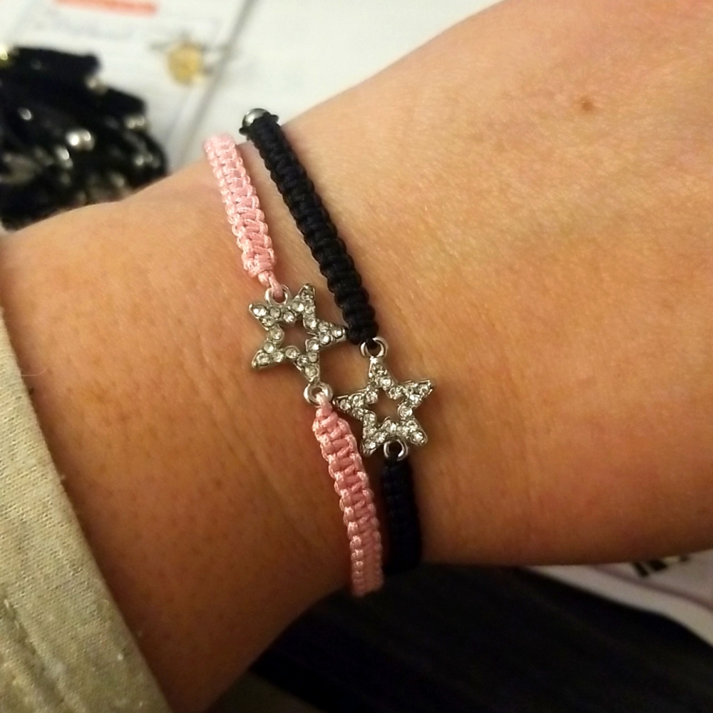 Macrame Star Crystal Bracelets